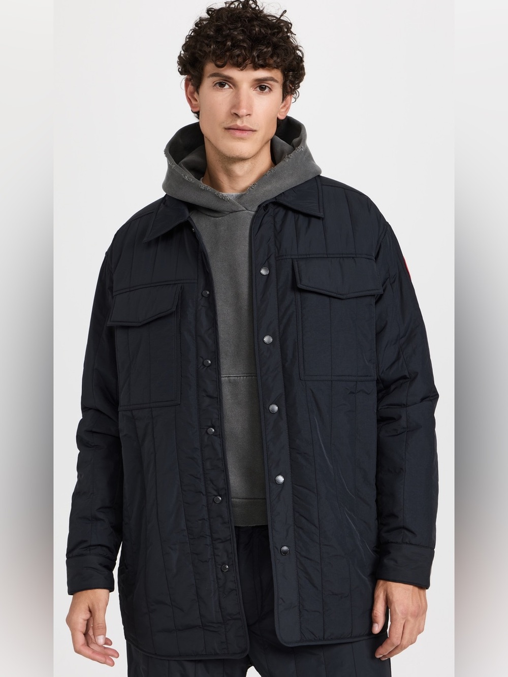 Canada Goose Black Carlyle Quilted Light Jacket  - New - Authentic